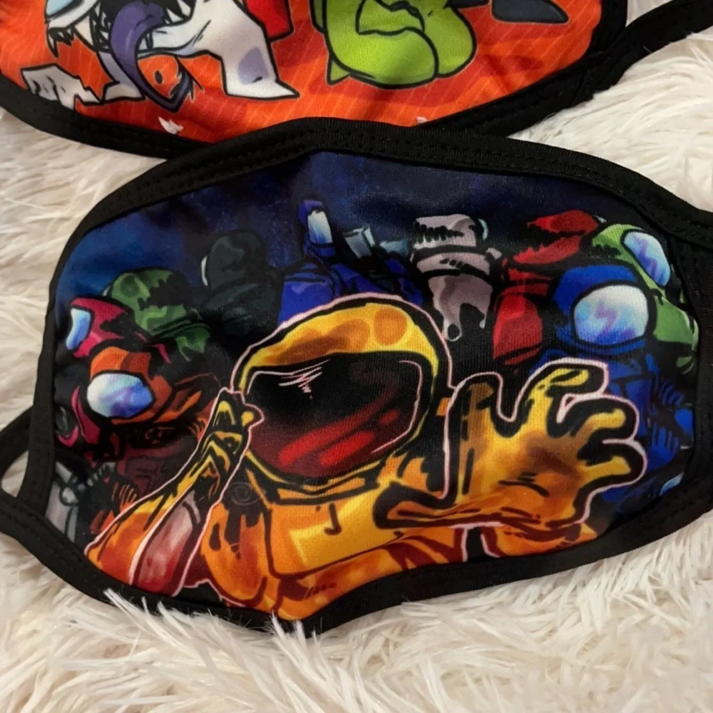 New Set/2 Among Us face masks